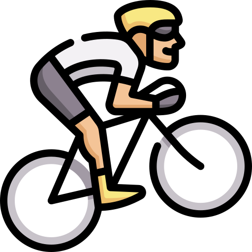 man riding a bicycle