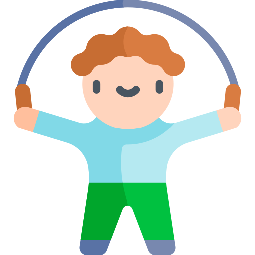 person using jump rope
