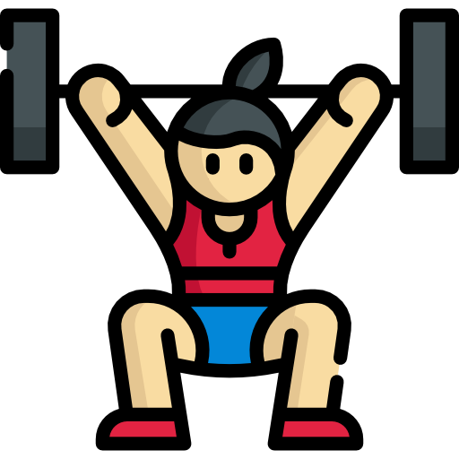 a femal weightlifter
